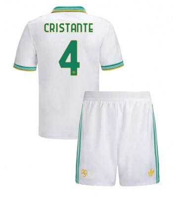 AS Roma Bryan Cristante #4 Tredjeställ Barn 2025-26 Kortärmad (+ Korta byxor)